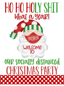 Christmas Party HoHoHoly ****Welcome Sign: HoHoHoly **** Christmas Party