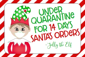 Christmas Elf Stationery Quarantine: Christmas Elf Quarantine Kit