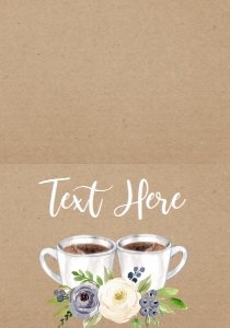 Bridal Shower Coffee Love is Brewing blue Food Tent: Bridal Shower Coffee Love is Brewing blue