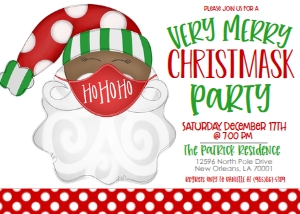 Christmas Mask Party Santa7x5 AA: Christmas Mask Party Santa7x5 AA