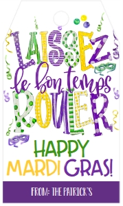 Mardi Gras Laissez Favor Tag: Mardi Gras Laissez Favor Tag