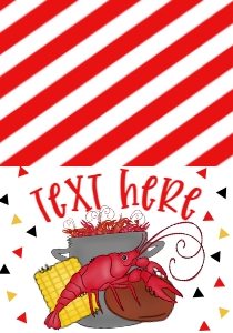Crawfish Get Cray Birthday Food Tent: Crawfish Boiling Sibling Birthday