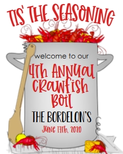 Crawfish Boil Pot Tis the Seasoning SPD Welcome Sign: Crawfish Boil Pot Tis the Seasoning SPD