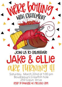 Crawfish Boiling Sibling Birthday: Crawfish Boiling Sibling Birthday