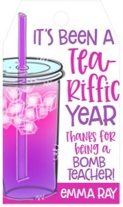 School Teacher Appreciation Tea-riffic Year design preview