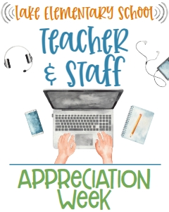 School Teacher Appreciation Week Technology Sign 8x10: School Teacher Appreciation Week Technology
