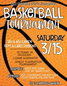 Flyer Basketball Tournament 8.5x11: Flyer Basketball Tournament