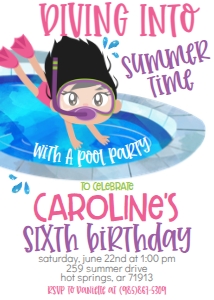 Birthday Dive in Party Girl: Birthday Dive in Party Girl