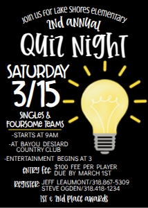 Quiz Bowl Invitation: Quiz Bowl