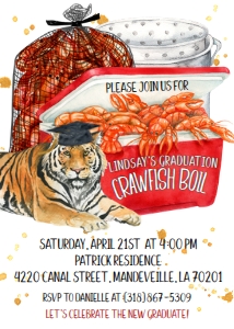 Crawfish Boil Ice Chest Tiger Graduation: Crawfish Boil Ice Chest Tiger Graduation