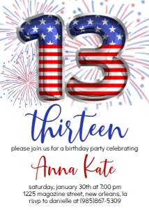 Birthday Foil Balloon Stars Stripes ANY AGE: Birthday Foil Balloon Stars Stripes Any Age