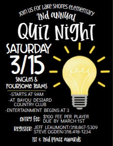 Quiz Bowl Flyer: Quiz Bowl