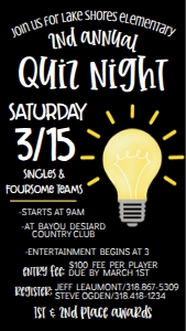 Quiz Bowl Text Invite: Quiz Bowl