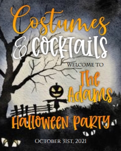 Halloween Graveyard Welcome Sign 8x10: Halloween Graveyard Invitation