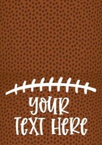 Birthday Number Football Food Tent: Birthday Number Football