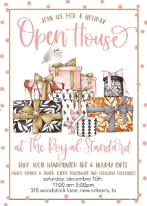 Christmas Open House Pink Gift Stack: Christmas Open House Pink Gift Stack