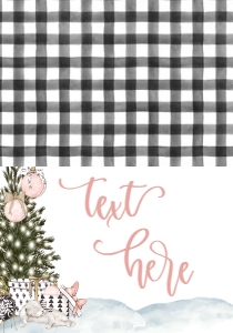 Christmas Winter Wonderland Pink Holiday Party Food Tent: Christmas Pink Holiday Favorite Things Party Invite