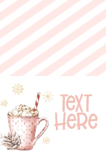 Christmas Birthday Cookies Cocoa Pink Food Tent: Christmas Birthday Cookies Cocoa Pink