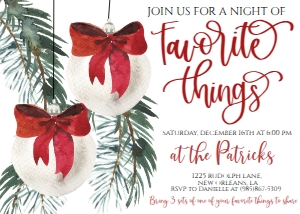 Christmas Red Ornament Favorite Things: Christmas Red Ornament Favorite Things