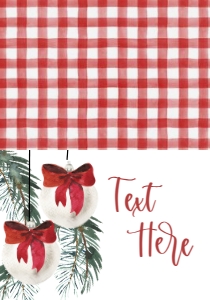 Christmas Red Ornament Favorite Things Food Tent: Christmas Red Ornament Favorite Things