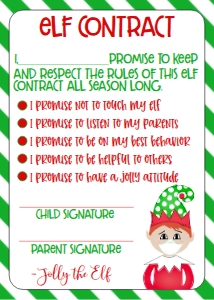 Christmas Elf Contract Boy Mask Green: Christmas Elf Contract Boy Mask Green