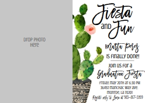 Graduation Fiesta Fun Photo Invite: Graduation Fiesta Fun