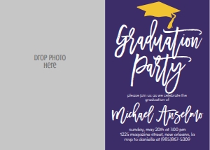 Graduation Cap Editable Background Photo Invite: Graduation Cap Editable Background 592848442