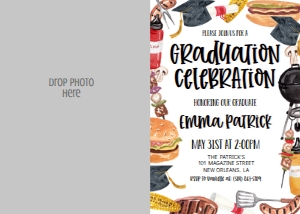 Graduation BBQ Photo Invite: Graduation BBQ