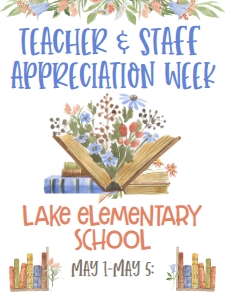 School Teacher Appreciation Week Books 18x24 Sign: School Teacher Appreciation Week Books