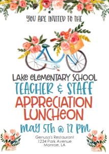 School Teacher Appreciation Luncheon Bloom 2: School Teacher Appreciation Week Bloom 2