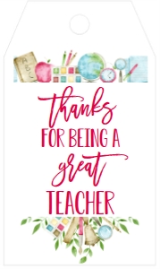 School Teacher Appreciation Supplies 2 Tag: School Teacher Appreciation Week Supplies 2