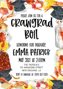 Graduation Border Craw Boil: Graduation Border Craw Boil