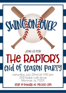 Birthday Baseball Bat X End of Season: Birthday Baseball Bat X End of Season