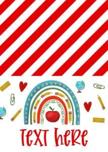 School Teacher Appreciation Week Supplies Rainbow Food Tent: Graduation Kindergarten Supplies Rainbow