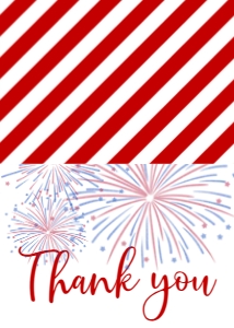 Birthday Foil Balloon Stars Stripes ANY AGE Thank You: Birthday Foil Balloon Stars Stripes Any Age