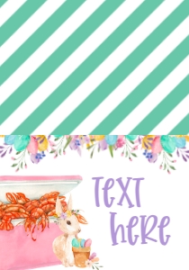 Crawfish Boil Easter Egg Hunt Pastel Ice Chest Food Tent: Crawfish Boil Easter Egg hunt