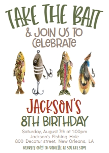 Birthday Fish Take the Bait Fish Tackle: Birthday Fish Take the Bait Fish Tackle