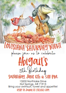 Crawfish Boil Pirogue Birthday Louisiana Saturday Night: Crawfish Boil Pirogue Birthday Louisiana Saturday Night