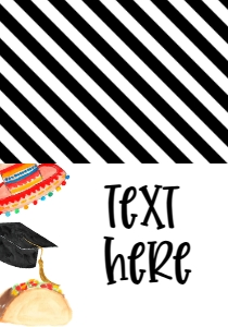 Graduation Fiesta Border V2 Food Tent: Graduation Fiesta Border V2
