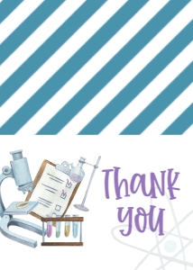 Lab Week 7 Day Thank You Card: Lab Week 7 Day Itinerary
