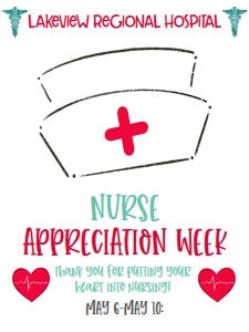 Nurse Appreciation Week Hat Sign 18x24: Nurse Appreciation Week Hat 7 day