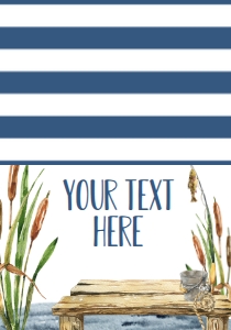 Birthday Fishing Pier Food Tent: Birthday Fishing Pier Invite