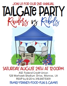 Football Tent Tailgate Party Flyer Editable color: Football Tent Tailgate Party Flyer Editable color