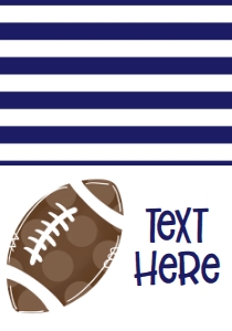 Football Tailgate Touchdowns Fundraiser Navy Orange Food Tent: Football Tailgate Touchdowns Fundraiser
