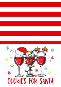 Christmas Party Winederful V2 Food Tent: Christmas Party Winederful Invitation V2