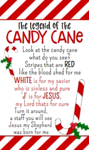 Legend of the Candy Cane Card Holly: Legend of the Candy Cane Card Holly