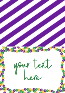 Mardi Gras Queen of Mardi Beads Food Tent: Mardi Gras Queen of Mardi Beads