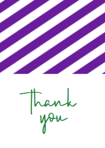 Mardi Gras Queen of Mardi simple Thank You: Mardi Gras Queen of Mardi simple