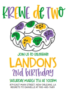 Mardi Gras Birthday King Cake Mod Krewe 2: Mardi Gras Birthday King Cake Mod Krewe 2