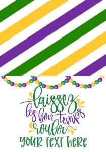 Mardi Gras Laissez Celebration Food Tent: Mardi Gras Laissez Celebration Invite